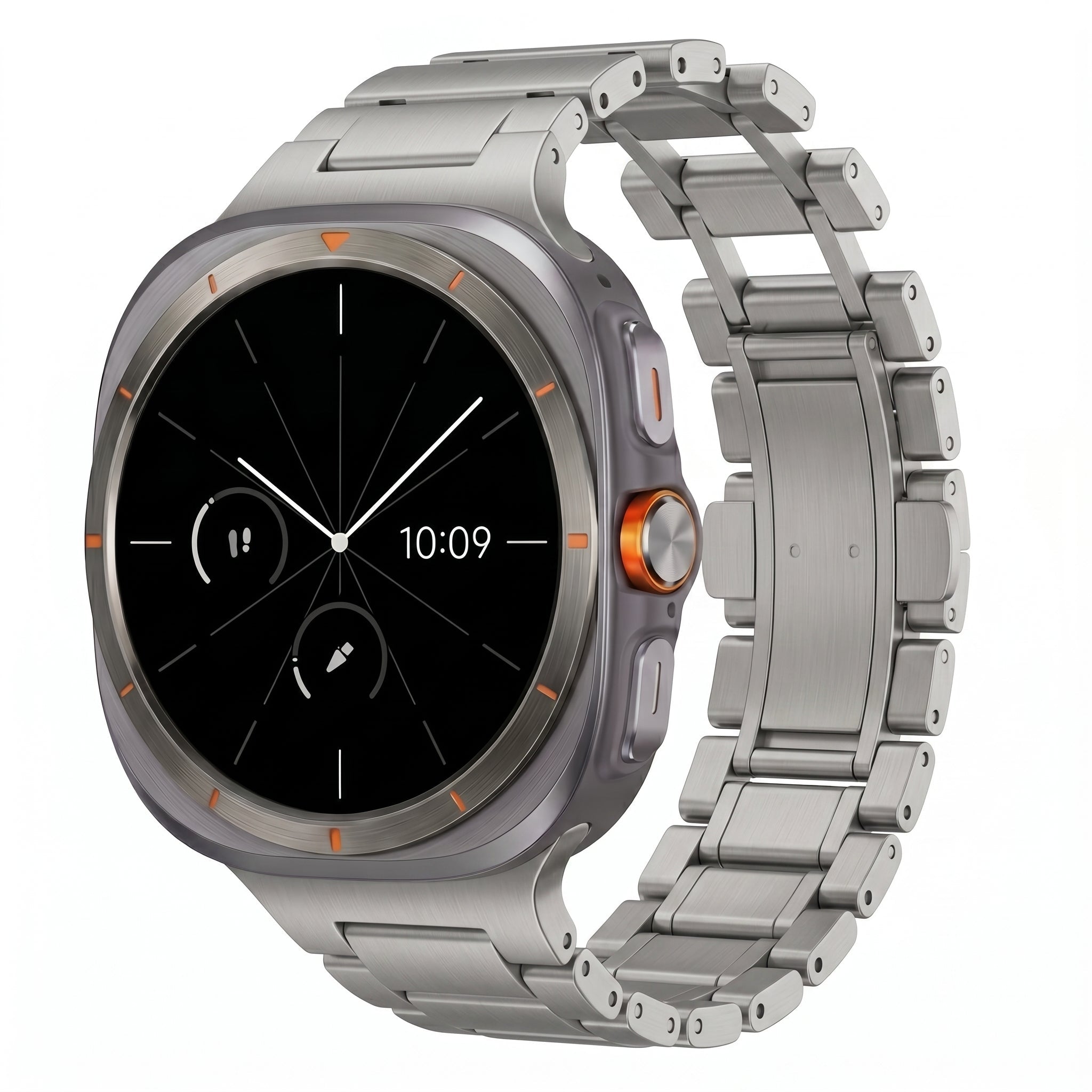 TitanEdge Metal Watch Band – Titanium Style Strap – Samsung Galaxy Watch 7 Ultra - TrendsToLife