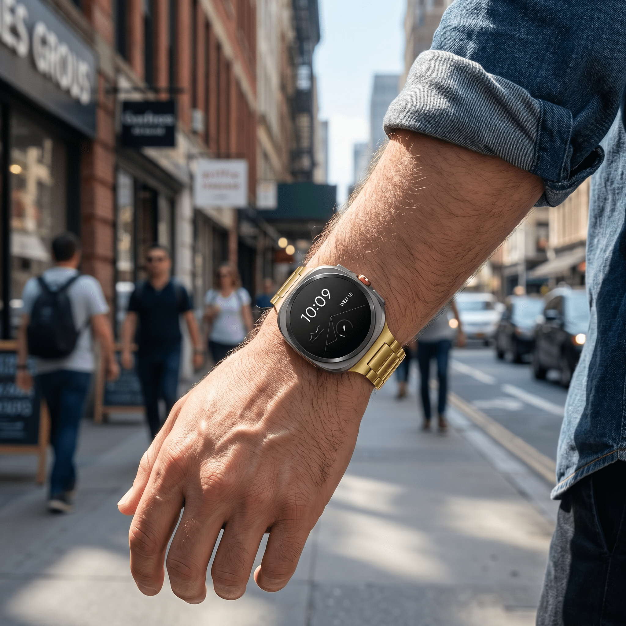TitanEdge Metal Watch Band – Titanium Style Strap – Samsung Galaxy Watch 7 Ultra - TrendsToLife