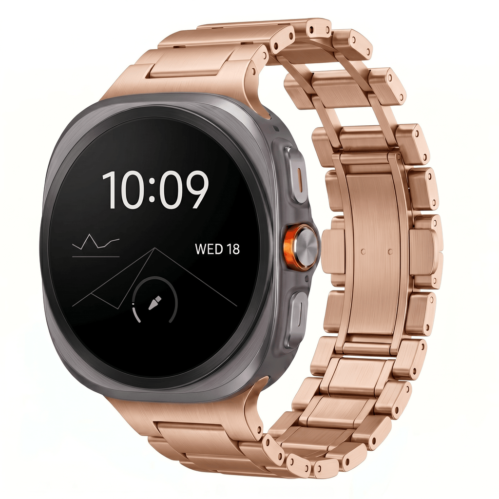 TitanEdge Metal Watch Band – Titanium Style Strap – Samsung Galaxy Watch 7 Ultra - TrendsToLife