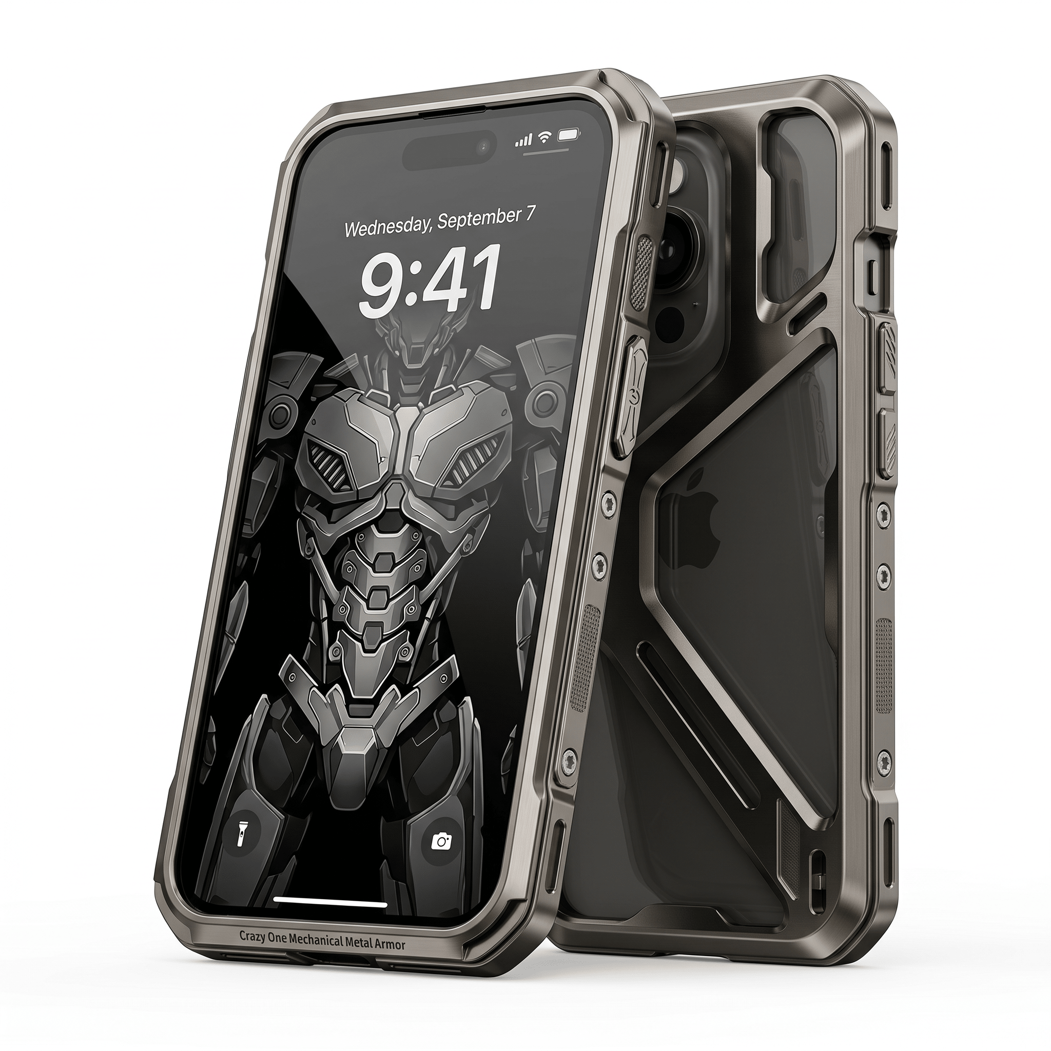TitanGuard Armor Case – Titanium Alloy Heat Dissipation Case – iPhone 14 Pro–15 Pro Max - TrendsToLife