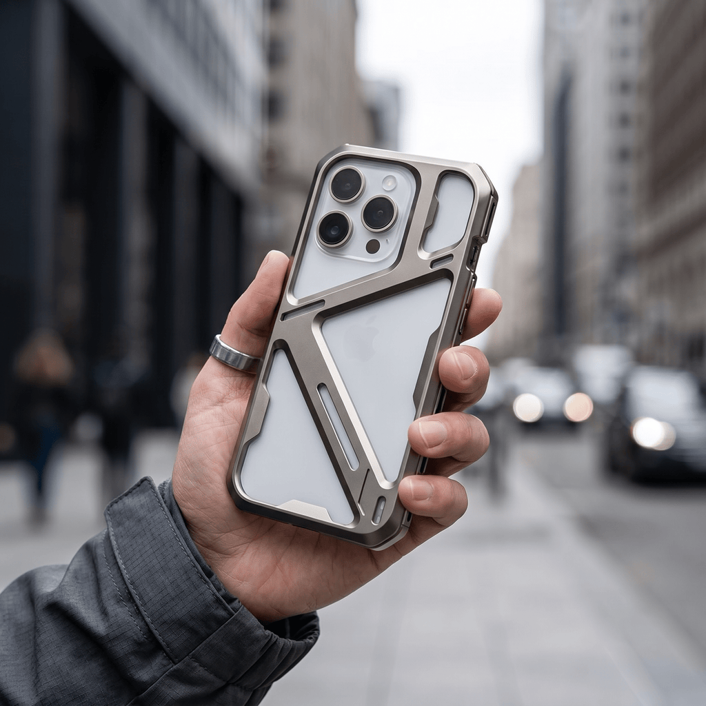 TitanGuard Armor Case – Titanium Alloy Heat Dissipation Case – iPhone 14 Pro–15 Pro Max - TrendsToLife