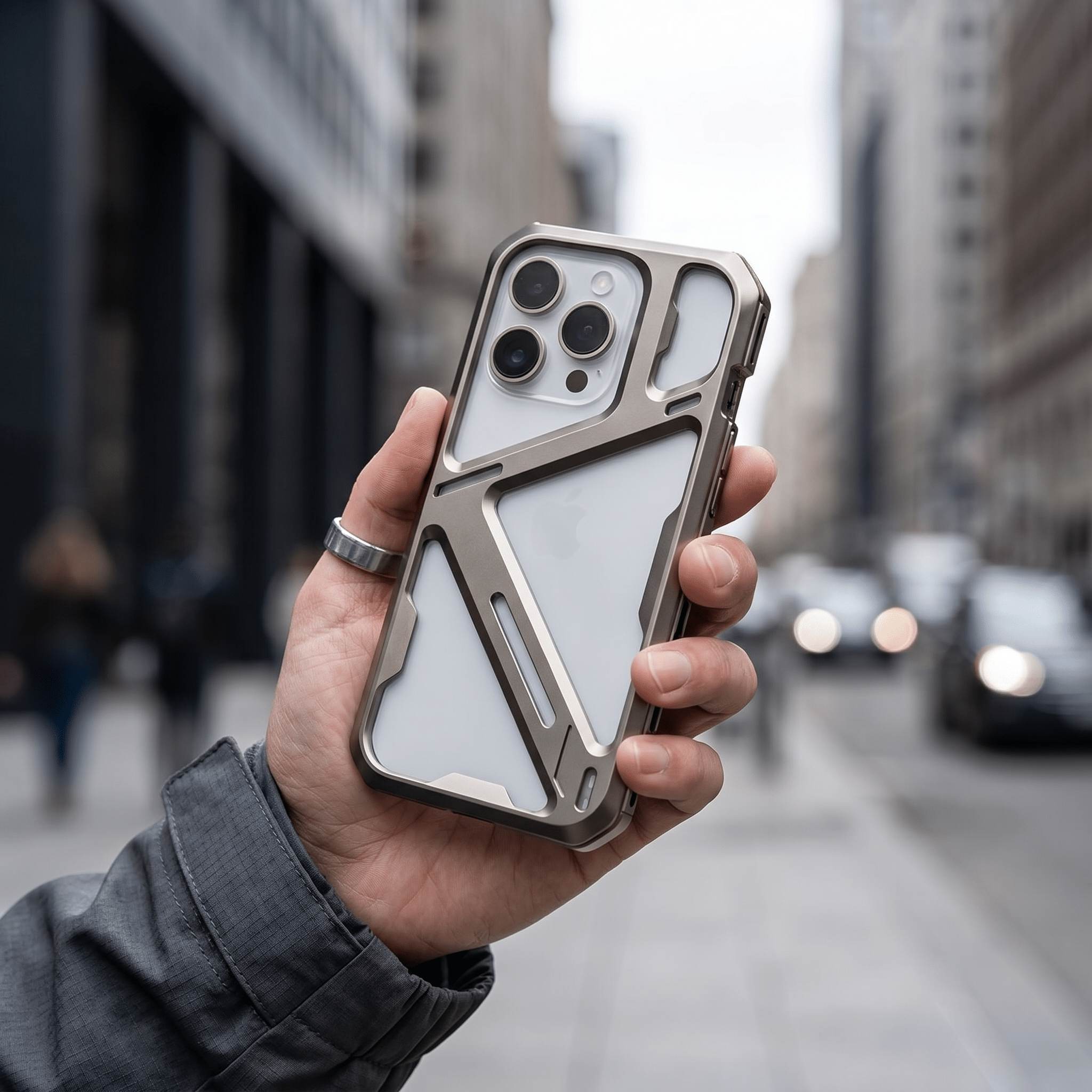 TitanGuard Armor Case – Titanium Alloy Heat Dissipation Case – iPhone 14 Pro–15 Pro Max - TrendsToLife