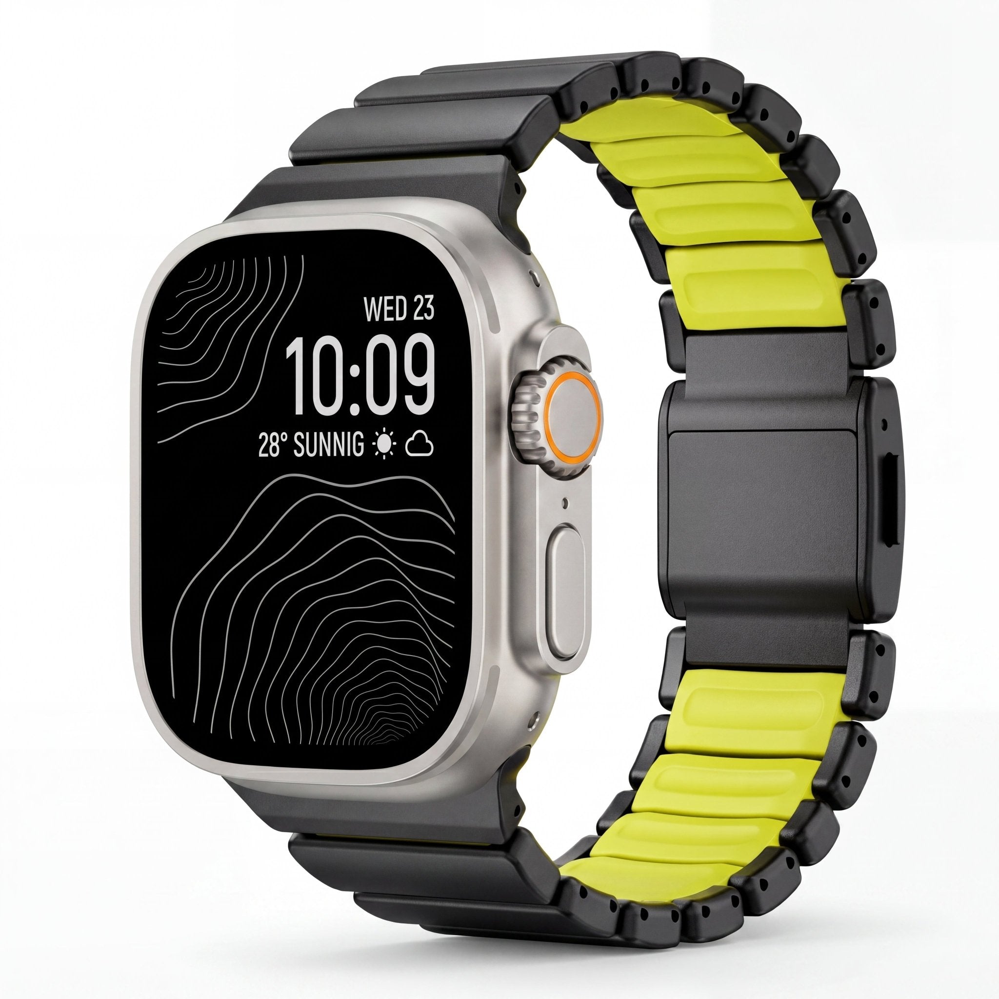 Titanium Elite Watch Band – Magnetic Strap for Apple Watch 38–49mm - TrendsToLife