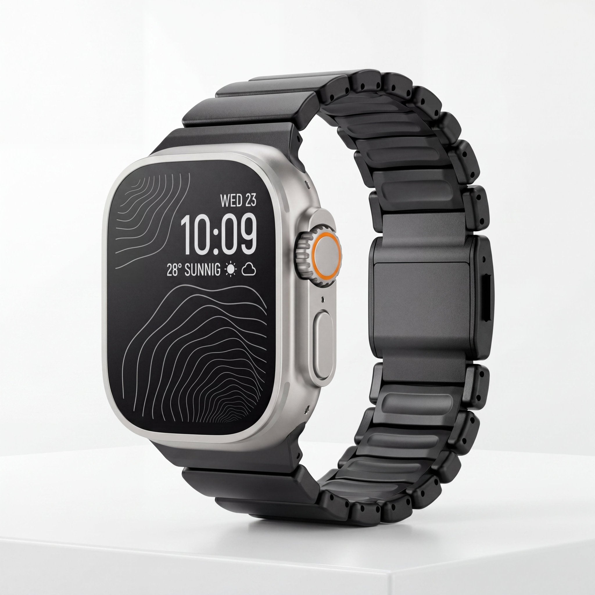 Titanium Elite Watch Band – Magnetic Strap for Apple Watch 38–49mm - TrendsToLife