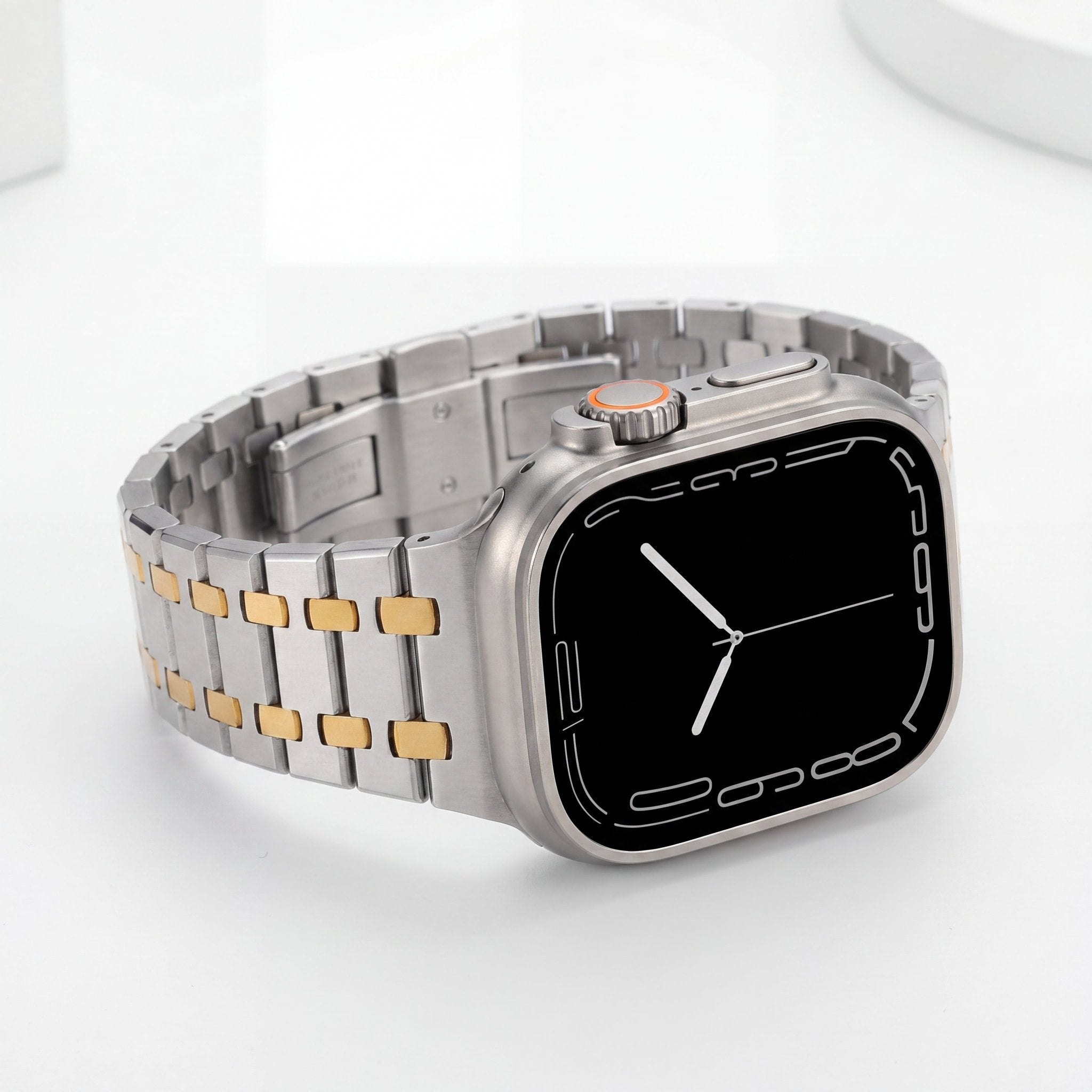 TitanLink Watch Band – Stainless Steel Strap for Apple Watch 7 45mm - TrendsToLife