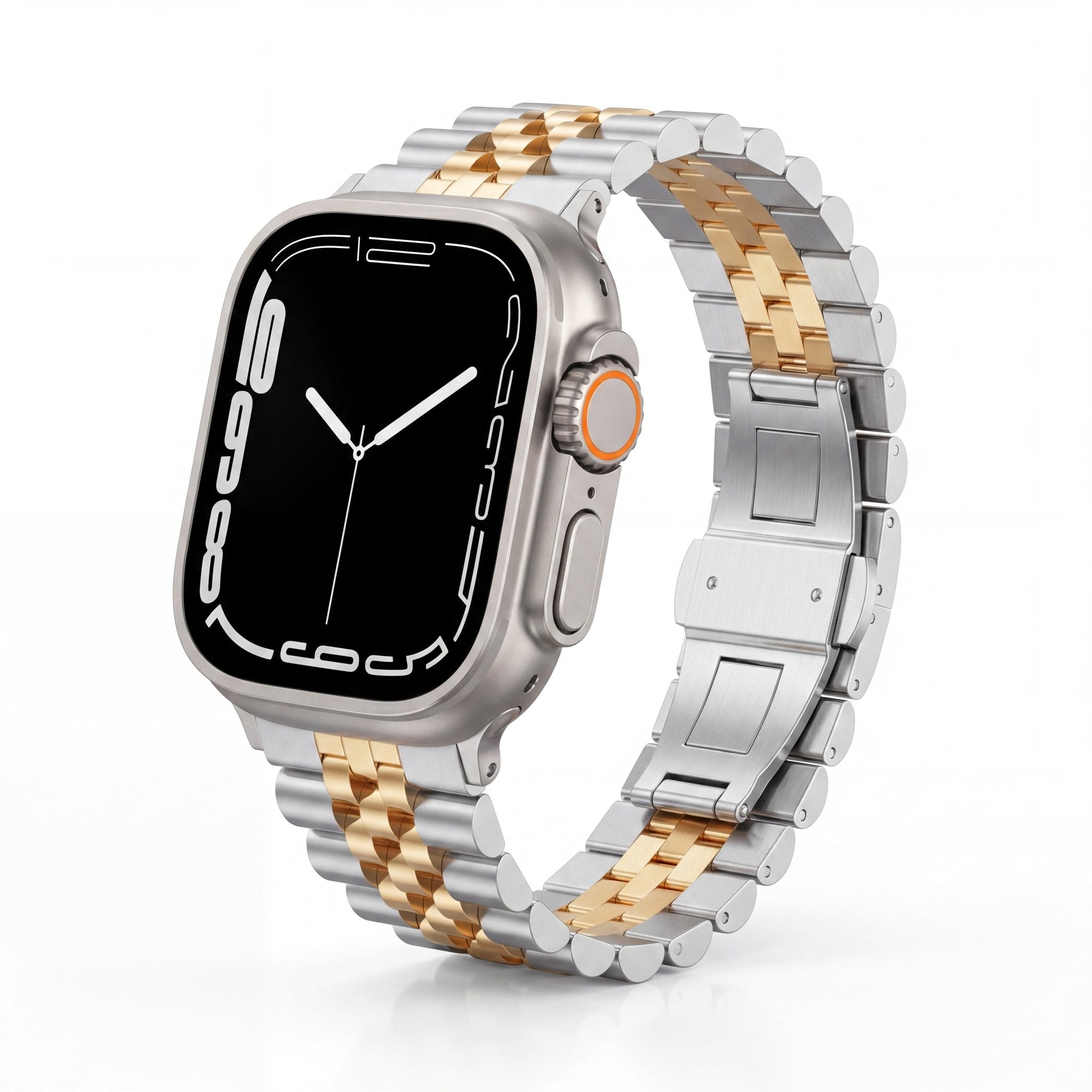 TitanLink Watch Band – Stainless Steel Strap for Apple Watch 8 45mm - TrendsToLife