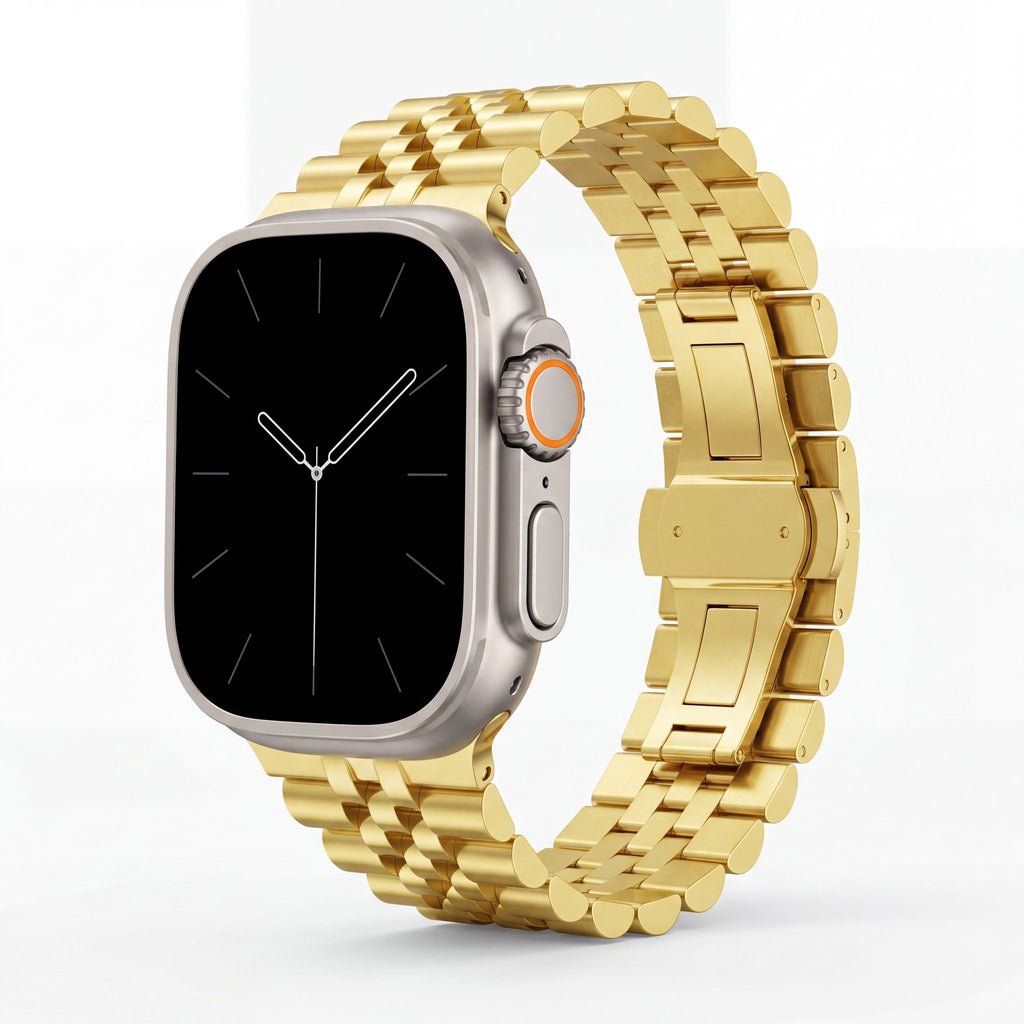 TitanLink Watch Band – Stainless Steel Strap for Apple Watch 8 45mm - TrendsToLife