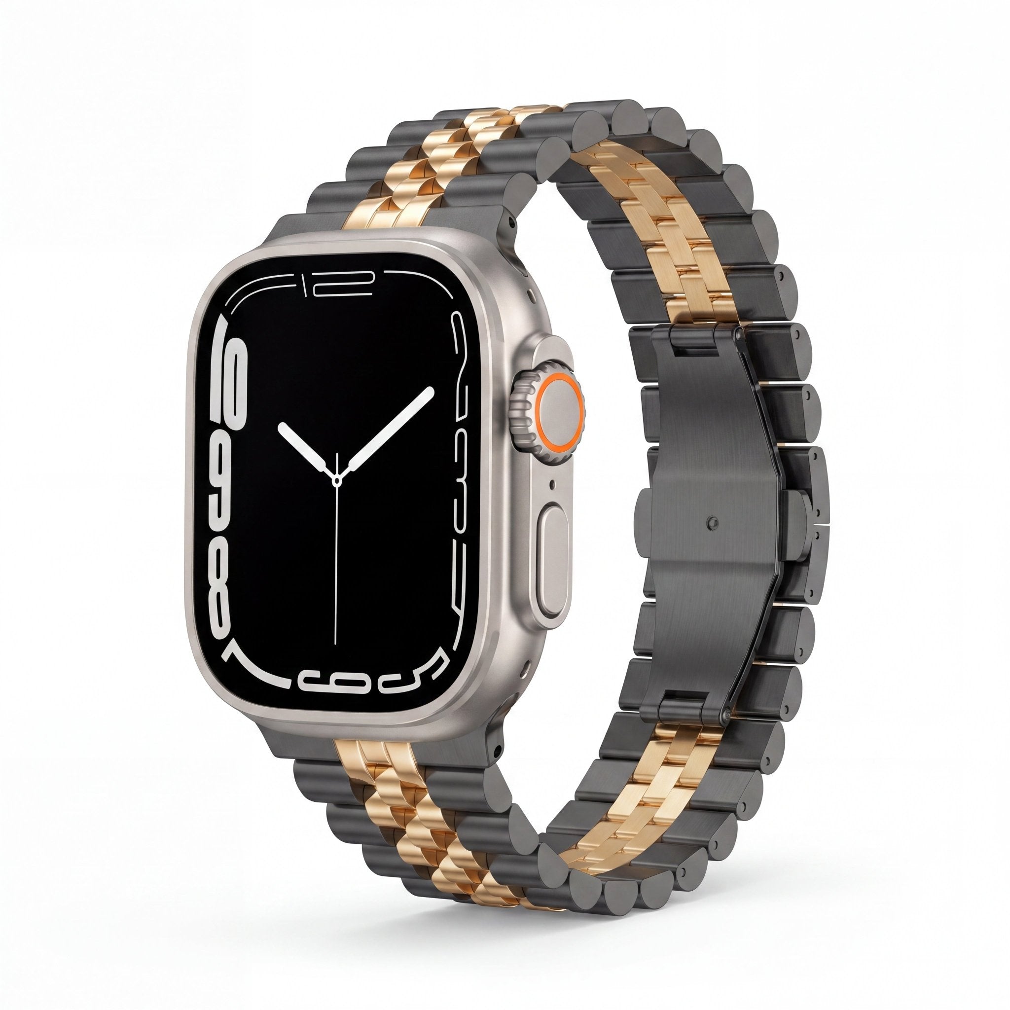 TitanLink Watch Band – Stainless Steel Strap for Apple Watch 8 45mm - TrendsToLife