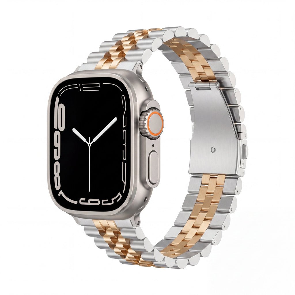 TitanLink Watch Band – Stainless Steel Strap for Apple Watch 8 45mm - TrendsToLife