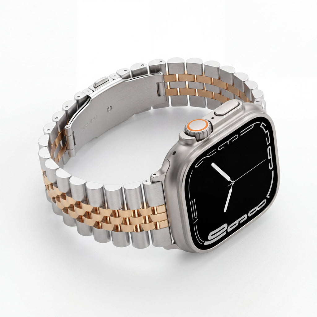 TitanLink Watch Band – Stainless Steel Strap for Apple Watch 8 45mm - TrendsToLife