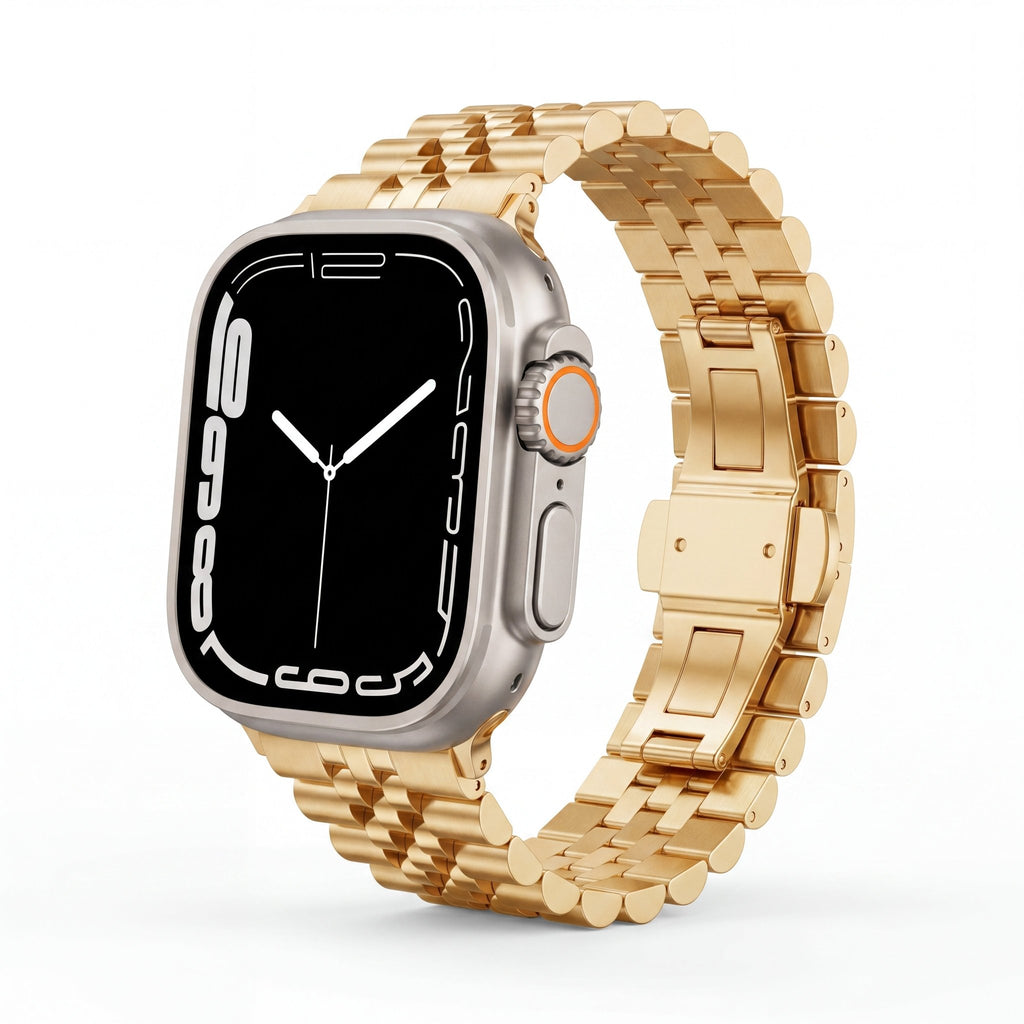 TitanLink Watch Band – Stainless Steel Strap for Apple Watch 8 45mm - TrendsToLife