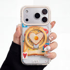 ToastCharm Magnetic Toast & Egg Clear Case for iPhone 11–17 Series - TrendsToLife