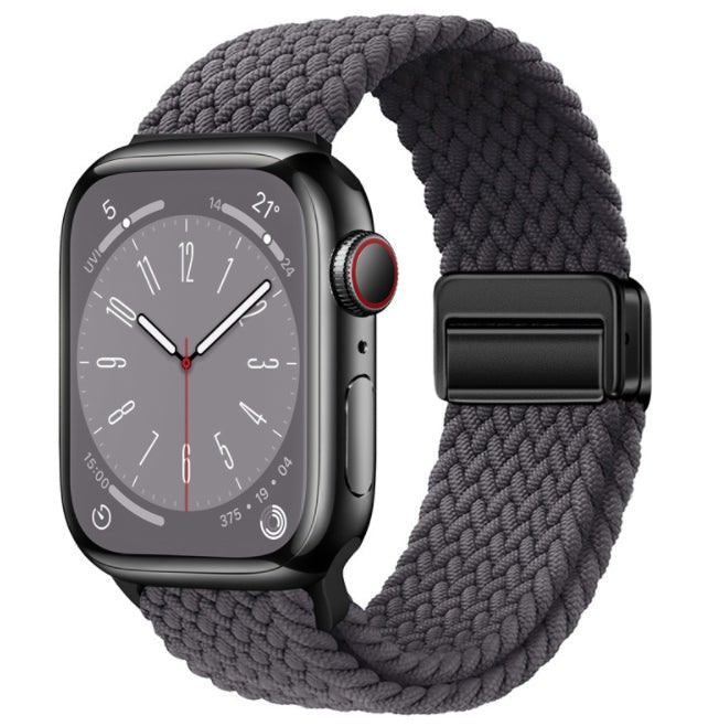 Universal Woven Loop Watch Band – Magnetic Strap for Apple Watch 38–49mm - TrendsToLife