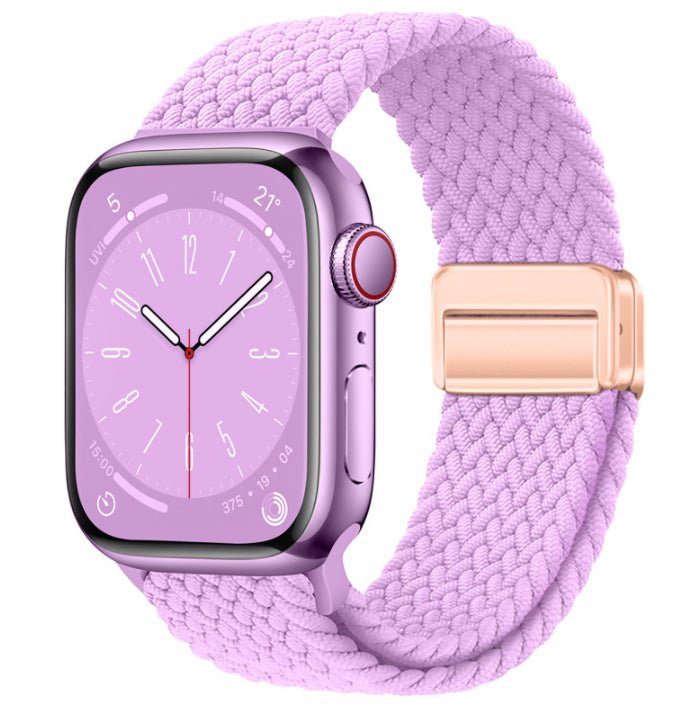 Universal Woven Loop Watch Band – Magnetic Strap for Apple Watch 38–49mm - TrendsToLife
