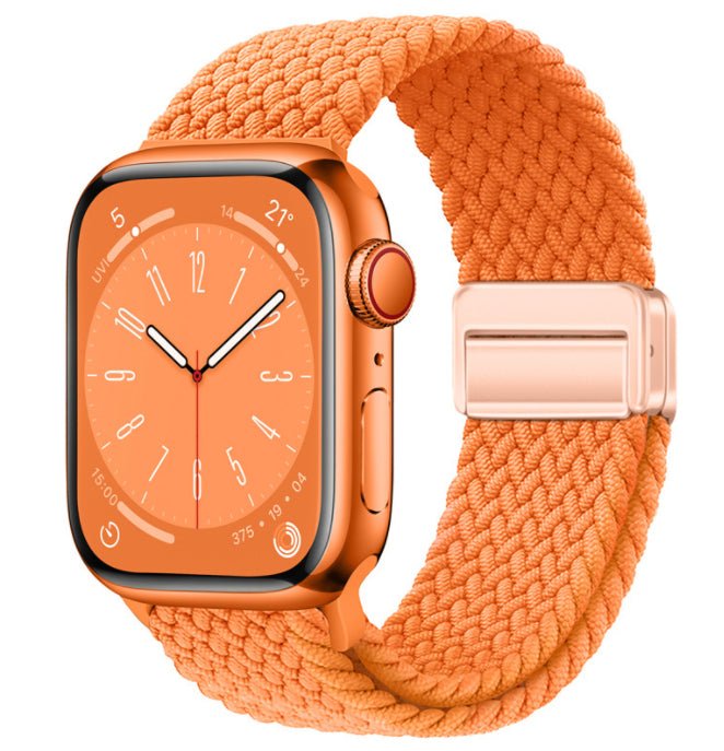 Universal Woven Loop Watch Band – Magnetic Strap for Apple Watch 38–49mm - TrendsToLife