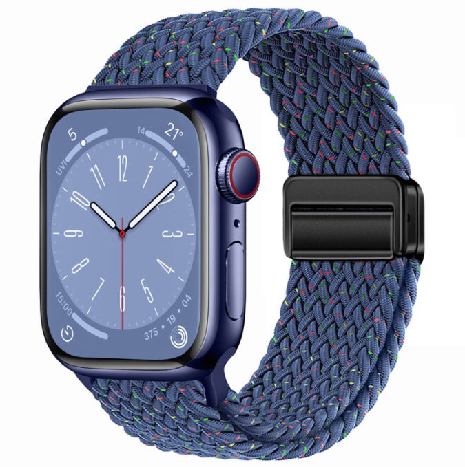 Universal Woven Loop Watch Band – Magnetic Strap for Apple Watch 38–49mm - TrendsToLife