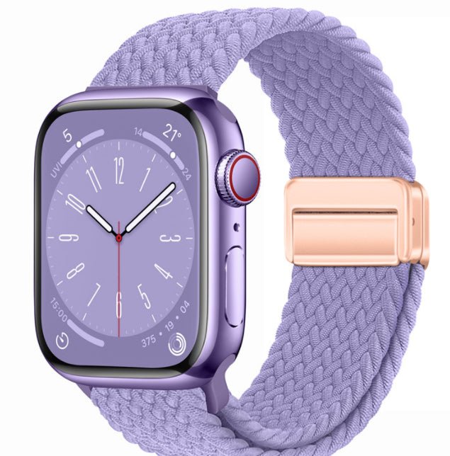 Universal Woven Loop Watch Band – Magnetic Strap for Apple Watch 38–49mm - TrendsToLife