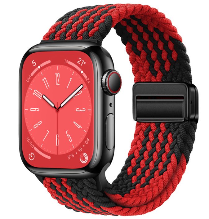 Universal Woven Loop Watch Band – Magnetic Strap for Apple Watch 38–49mm - TrendsToLife