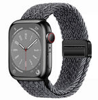 Universal Woven Loop Watch Band – Magnetic Strap for Apple Watch 38–49mm - TrendsToLife
