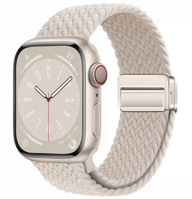 Universal Woven Loop Watch Band – Magnetic Strap for Apple Watch 38–49mm - TrendsToLife