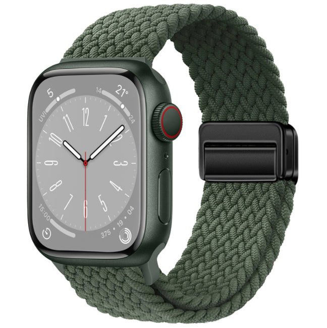 Universal Woven Loop Watch Band – Magnetic Strap for Apple Watch 38–49mm - TrendsToLife