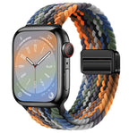 Universal Woven Loop Watch Band – Magnetic Strap for Apple Watch 38–49mm - TrendsToLife