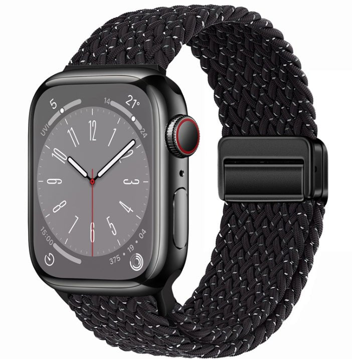 Universal Woven Loop Watch Band – Magnetic Strap for Apple Watch 38–49mm - TrendsToLife