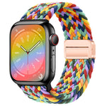 Universal Woven Loop Watch Band – Magnetic Strap for Apple Watch 38–49mm - TrendsToLife
