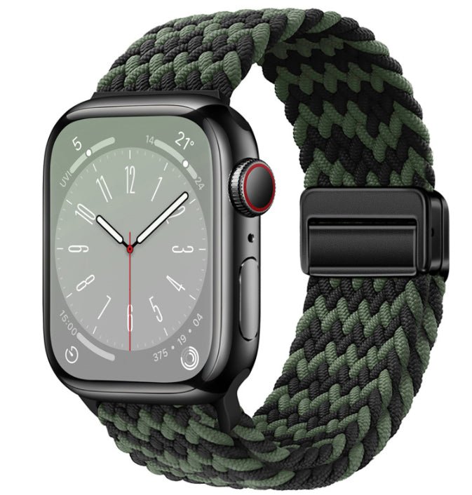 Universal Woven Loop Watch Band – Magnetic Strap for Apple Watch 38–49mm - TrendsToLife