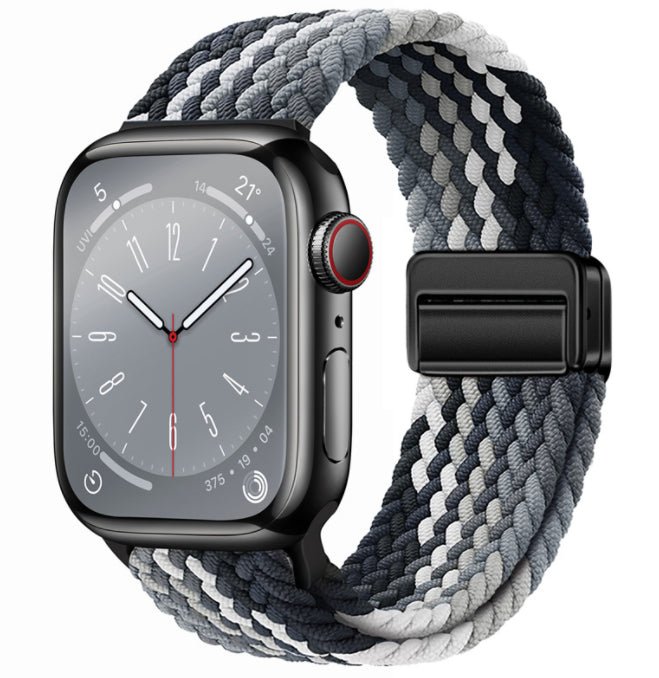 Universal Woven Loop Watch Band – Magnetic Strap for Apple Watch 38–49mm - TrendsToLife