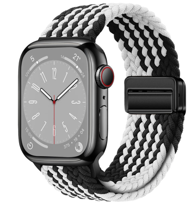 Universal Woven Loop Watch Band – Magnetic Strap for Apple Watch 38–49mm - TrendsToLife