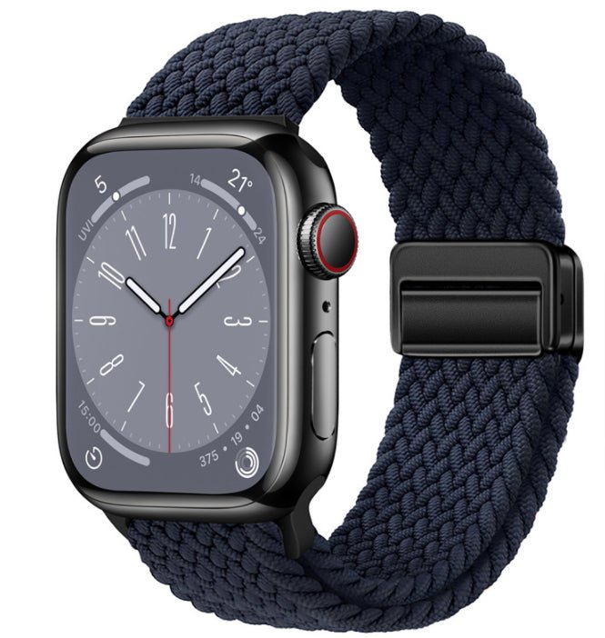 Universal Woven Loop Watch Band – Magnetic Strap for Apple Watch 38–49mm - TrendsToLife