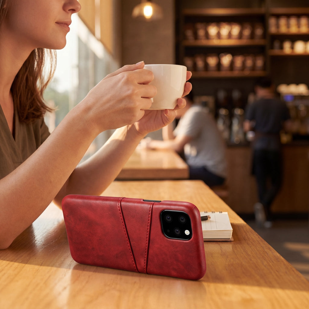 UrbanSlide Leather Card Holder Case for iPhone 11 & 11 Pro Max - TrendsToLife